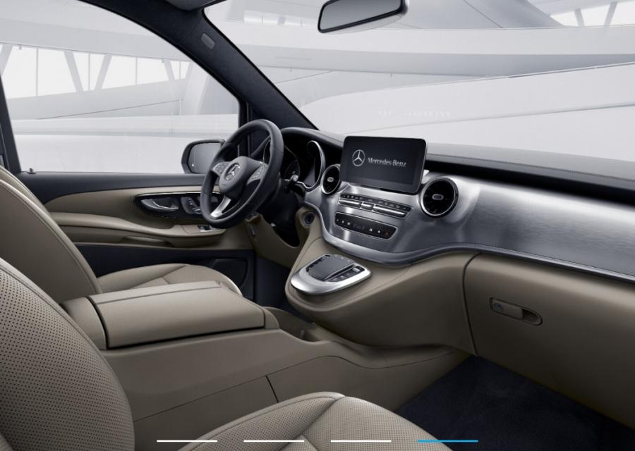 Alquilar Mercedes-Benz Clase V Exclusive vista interior